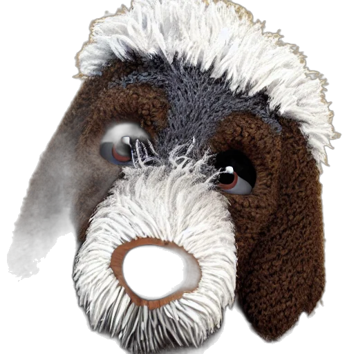 mask, animal, hat, face, photorealistic, 3d render, closeup, illustration transparent PNG cut-out
