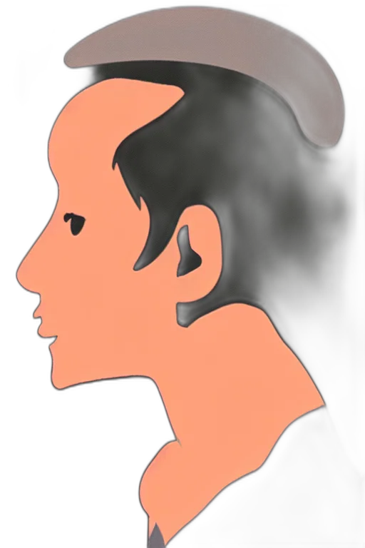 face, mask, hair, staff, photorealistic, cartoon, concept art, 3d render transparent PNG cut-out