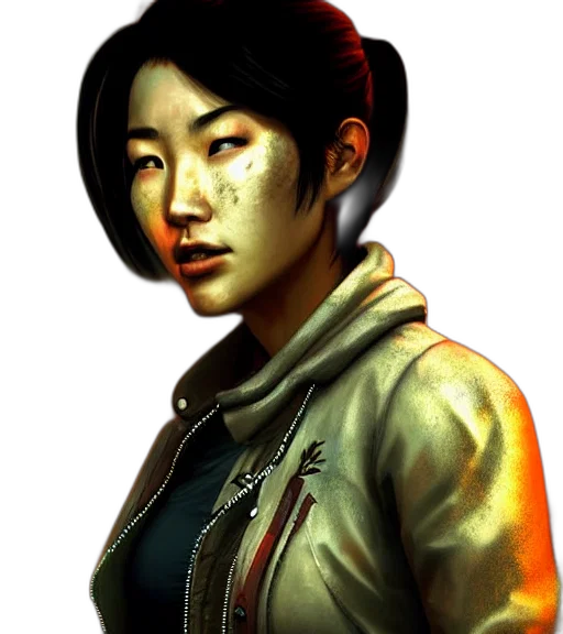 jacket, face, staff, concept art transparent PNG cut-out