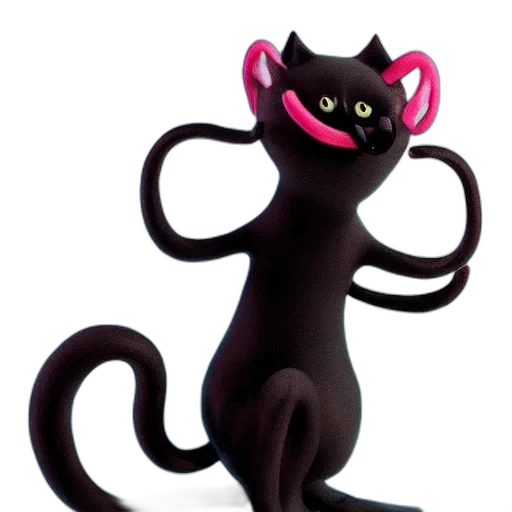 staff, creature, animal, 3d render transparent PNG cut-out