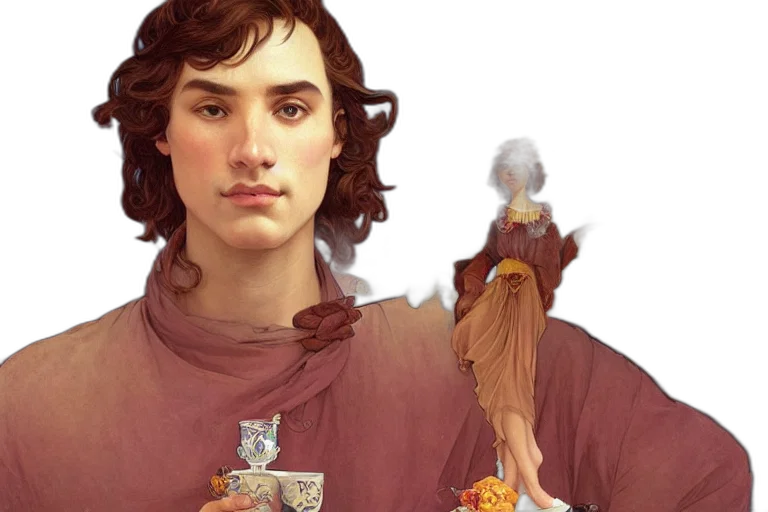 hair, face, fantasy art, concept art transparent PNG cut-out