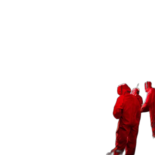 staff, jacket, mask, 3d render, concept art, pixel art, outer space, snow transparent PNG cut-out