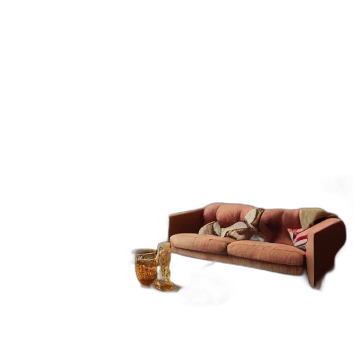 furniture, shoes, bottle, food, 3d render, concept art, photorealistic, pixel art transparent PNG cut-out