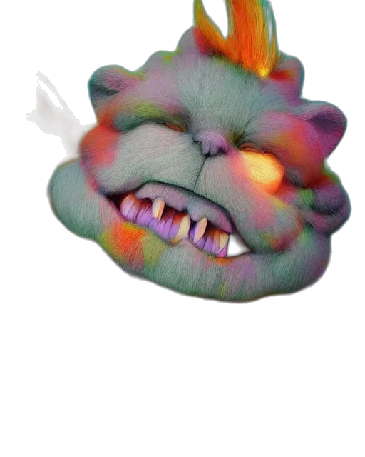 creature, mask, face, dragon transparent PNG cut-out