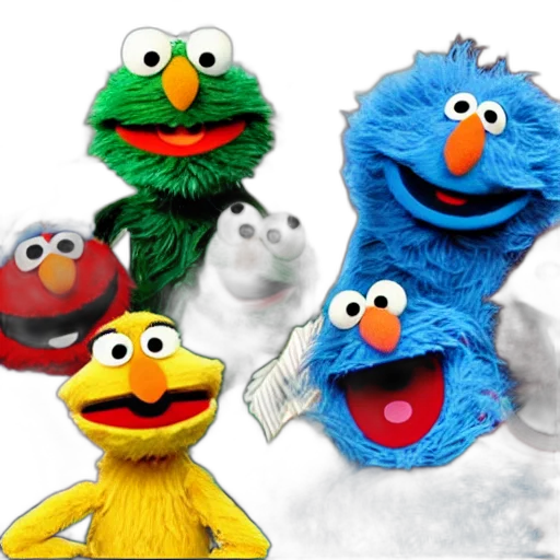 concept art, snow, sesame, street, characters, rob, bank transparent PNG cut-out