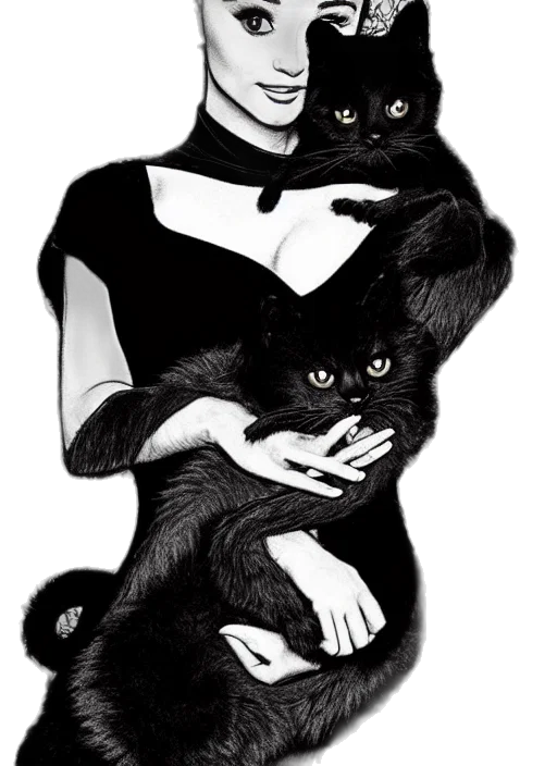 animal, comic book art, cartoon, pencil sketch transparent PNG cut-out