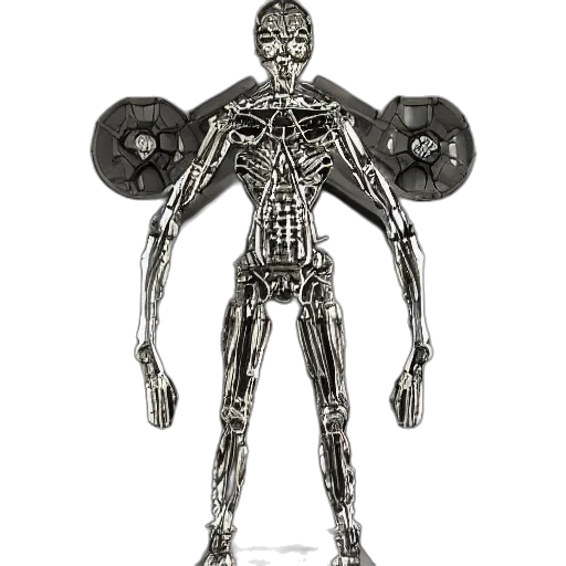 robot, creature, jewelry, staff, concept art, 3d render, cyberpunk, comic book art transparent PNG cut-out