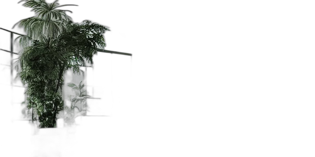 furniture, building, tree, umbrella transparent PNG cut-out