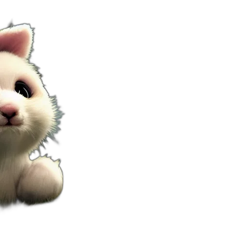 animal, creature, staff, face, 3d render, concept art, photorealistic, pixel art transparent PNG cut-out