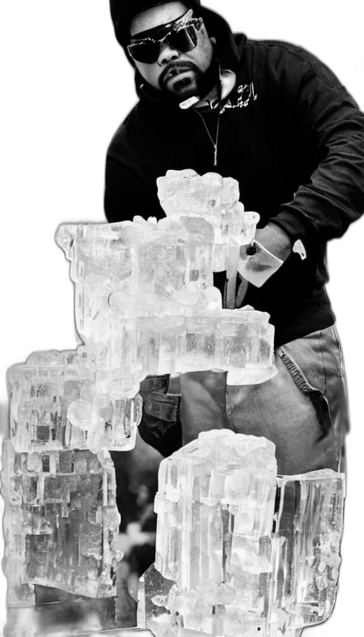 jacket, bottle, jewelry, face, concept art, snow, dramatic, photo transparent PNG cut-out