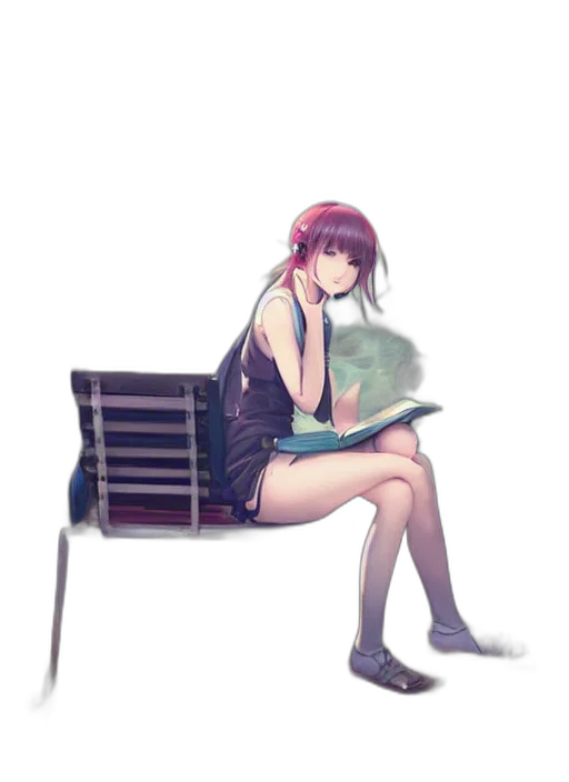 dress, hat, furniture, umbrella, anime, concept art, watercolor, pixel art transparent PNG cut-out