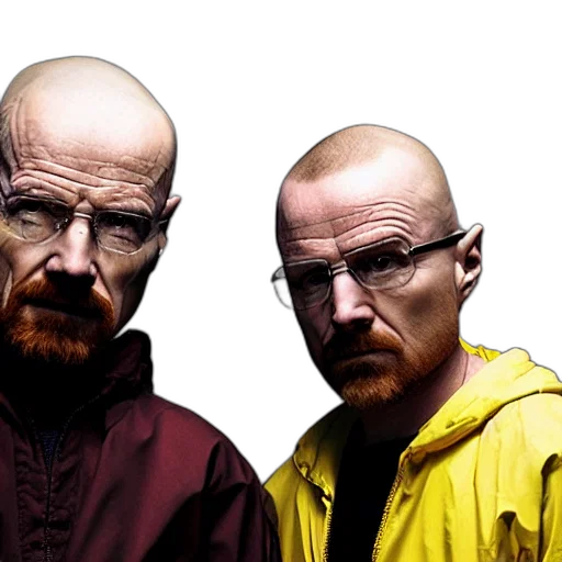 jacket, photorealistic, 3d render, concept art, comic book art, walter, white, jesse transparent PNG cut-out