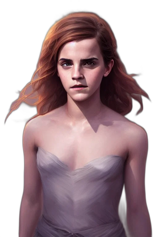 dress, face, concept art, fantasy art, photorealistic, comic book art, dark, emma transparent PNG cut-out