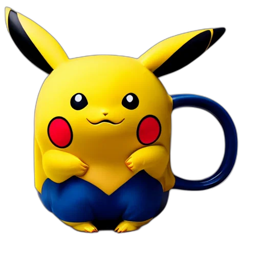 animal, staff, weapon, 3d render, concept art, pixel art, photorealistic, pikachu transparent PNG cut-out