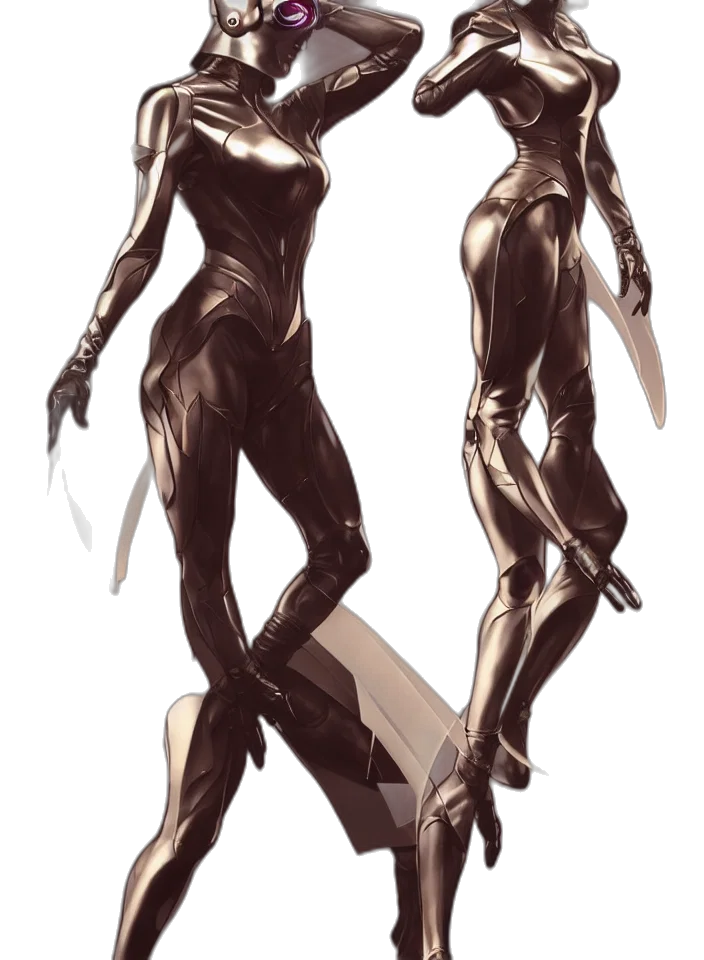 robot, weapon, concept art, cyberpunk transparent PNG cut-out