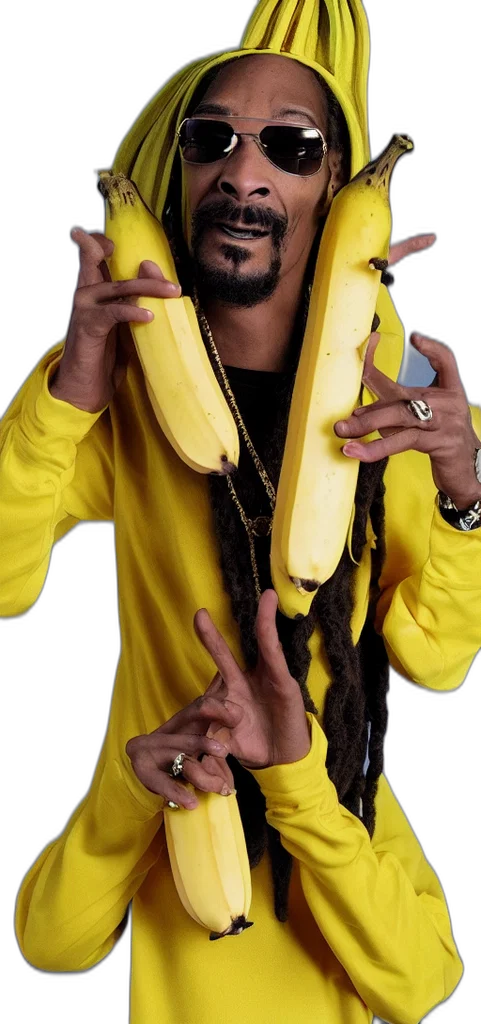 jacket, animal, snoop, dog, banana transparent PNG cut-out