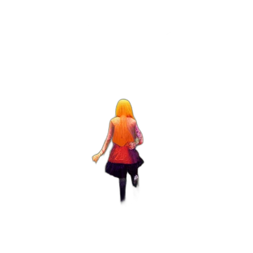 dress, jacket, hair, robot transparent PNG cut-out