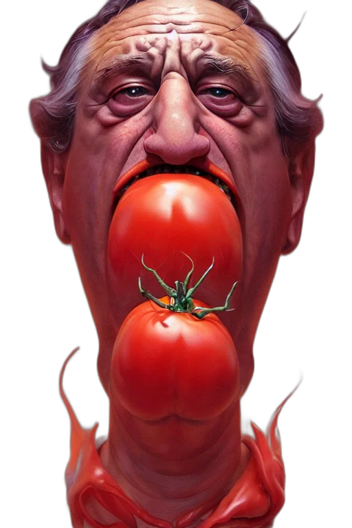 face, mask, food, creature, photorealistic, concept art, 3d render, robert transparent PNG cut-out