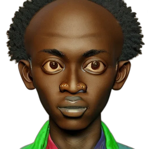 face, staff, photorealistic, 3d render, cartoon, concept art, colourful, cupper transparent PNG cut-out