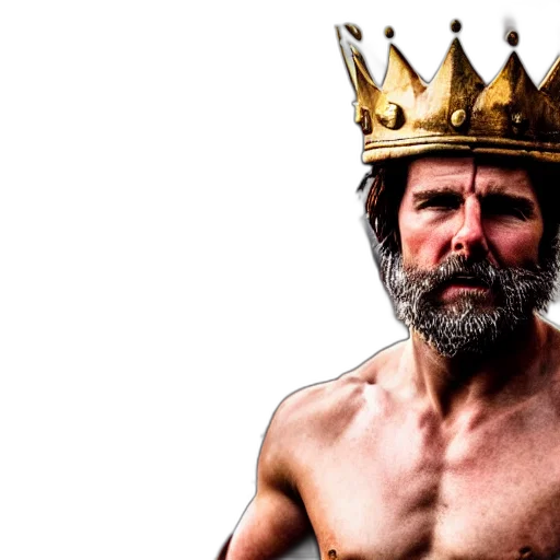 crown, badass, photo, tom transparent PNG cut-out