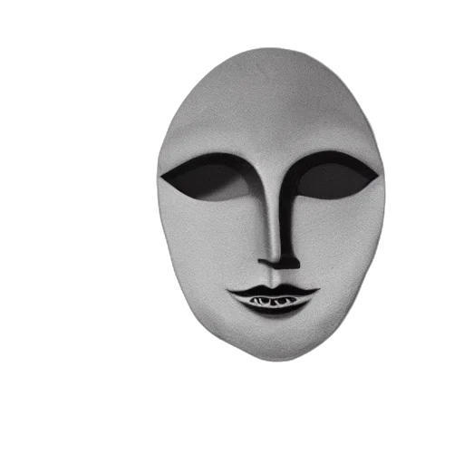 mask, face, hat, crown, photorealistic, 3d render, concept art, pencil sketch transparent PNG cut-out