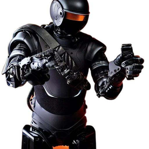 robot, weapon, staff, concept art transparent PNG cut-out