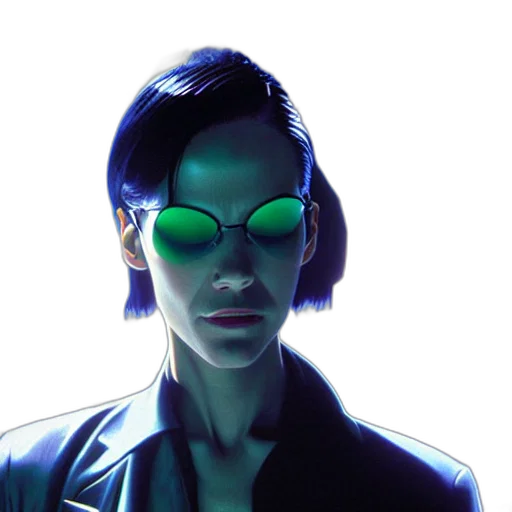 jacket, mask, face, robot transparent PNG cut-out