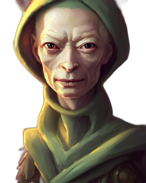 face, mask, staff, fantasy art transparent PNG cut-out