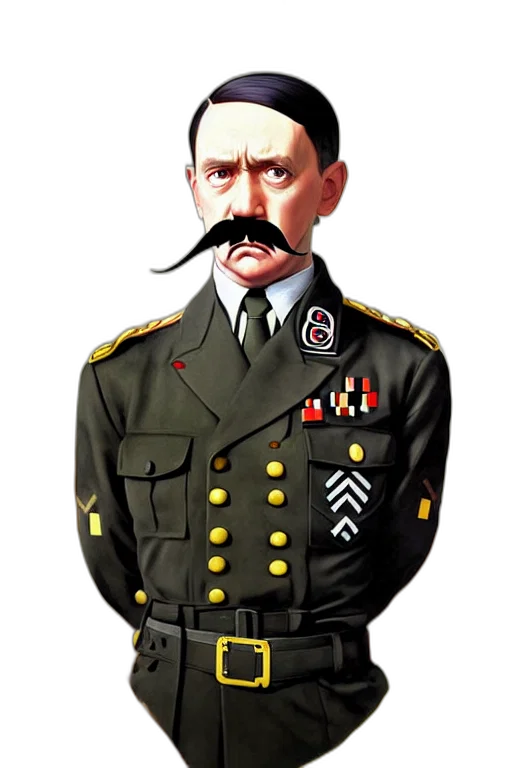 staff, face, jacket, weapon transparent PNG cut-out