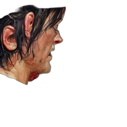 face, mask, hair, hat, photorealistic, 3d render, concept art, oil painting transparent PNG cut-out