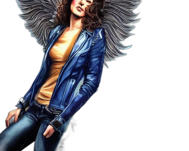 jacket, comic book art, photorealistic, concept art transparent PNG cut-out