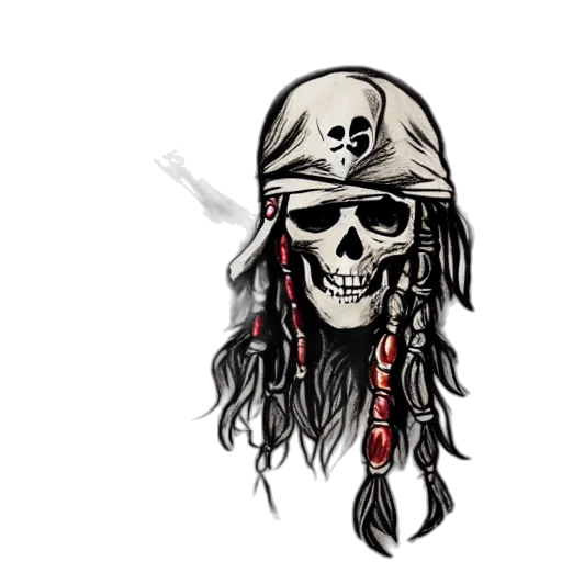 hat, concept art, cartoon, photorealistic, fantasy art, pirates, caribbean, children transparent PNG cut-out