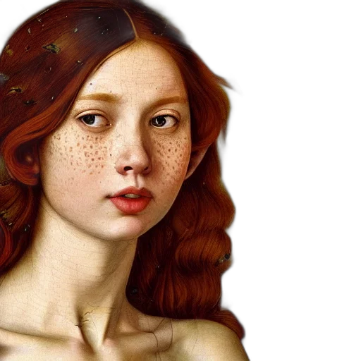 face, dress, photorealistic, fantasy art transparent PNG cut-out