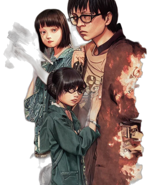 comic book art, concept art, fantasy art, photorealistic transparent PNG cut-out