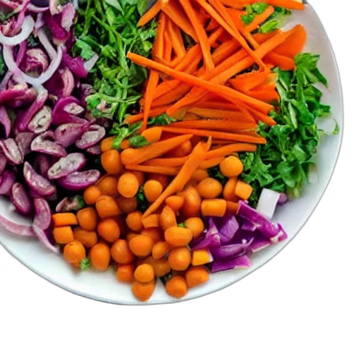 food, colorful, neon, coleslau, salad, different, colored, carrots transparent PNG cut-out