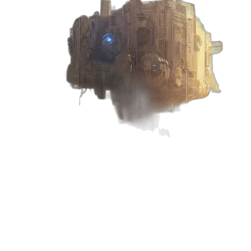 robot, mask, face, crown, concept art, fantasy art, watercolor, 3d render transparent PNG cut-out
