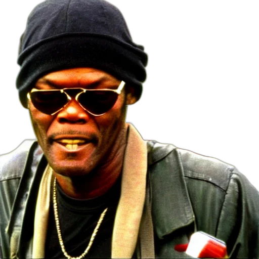 jacket, still, samuel, jackson, dressed, like, hippie, smoking transparent PNG cut-out