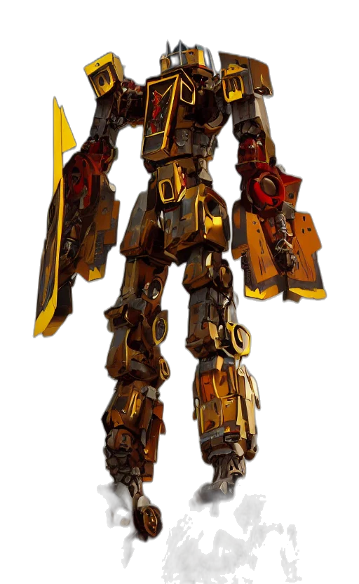 robot, weapon, staff, concept art transparent PNG cut-out