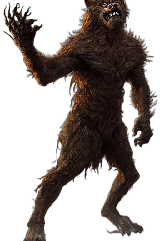 creature, animal, hair, staff transparent PNG cut-out