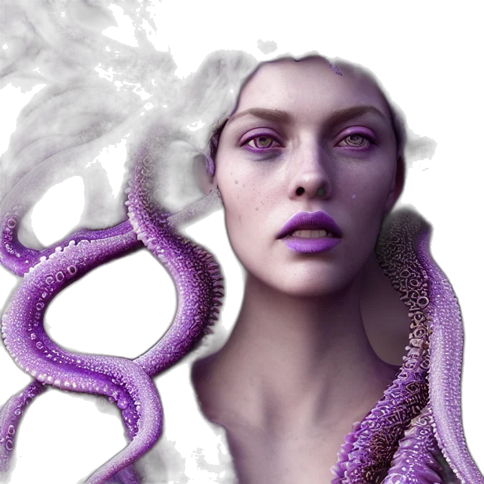 creature, hair, dragon, jewelry transparent PNG cut-out