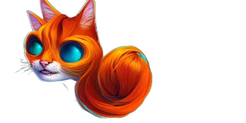 animal, staff, concept art, 3d render transparent PNG cut-out