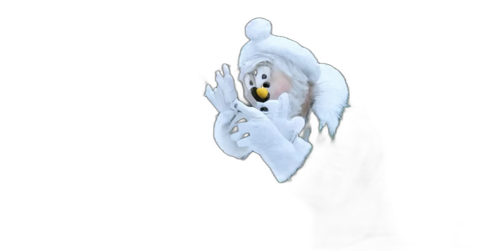 creature, mask, face, animal, concept art, 3d render, pixel art, cartoon transparent PNG cut-out