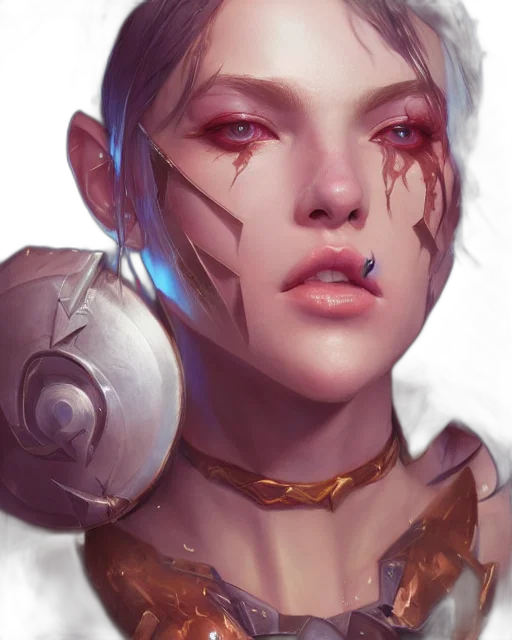 face, robot, weapon, mask, cyberpunk, fantasy art, concept art, comic book art transparent PNG cut-out