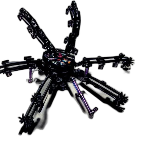robot, weapon, jewelry, creature, 3d render, cyberpunk, concept art, pixel art transparent PNG cut-out