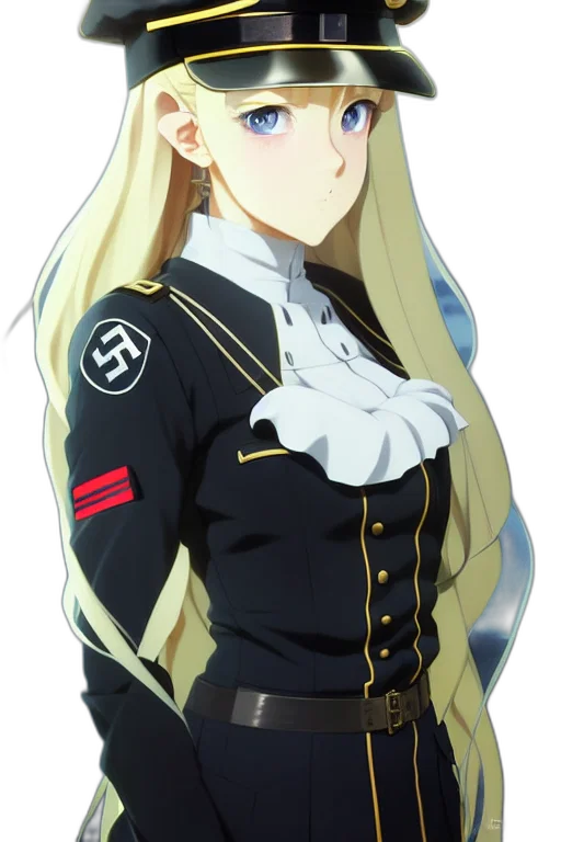 staff, crown, face, jacket transparent PNG cut-out