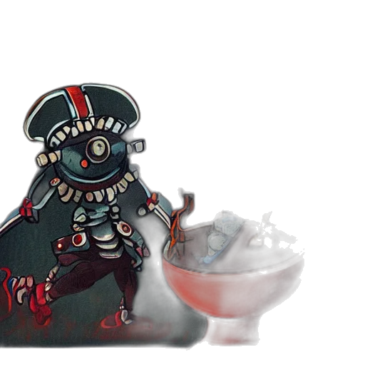 food, creature, robot, concept art transparent PNG cut-out