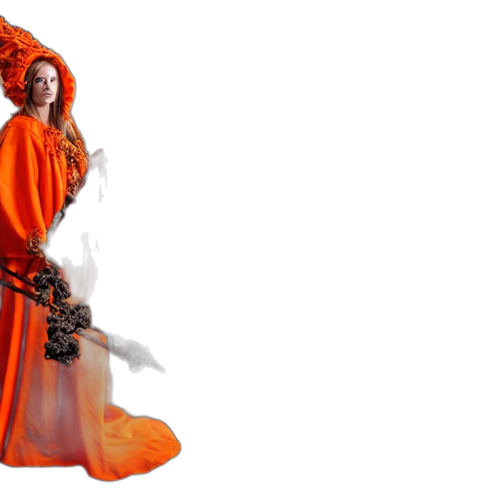 staff, sword, weapon, dress transparent PNG cut-out