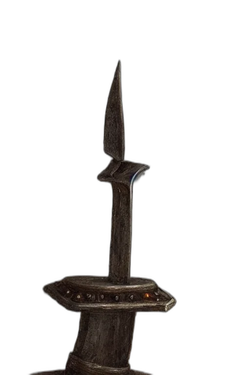 sword, staff, weapon, crown, 3d render, hyper, detail, impaled transparent PNG cut-out