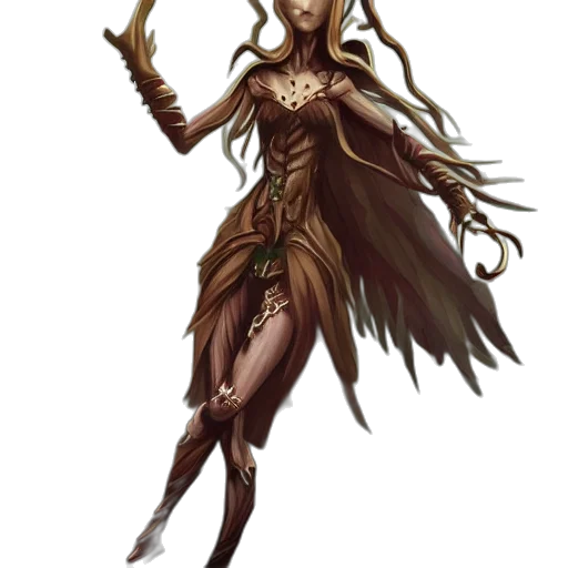 staff, fantasy art, concept art, pixel art, comic book art, earth tones, dark, golden transparent PNG cut-out