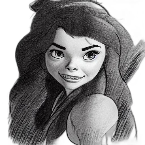 hair, face, crown, creature transparent PNG cut-out